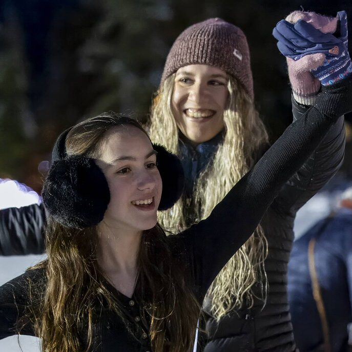 kid with earmuffs